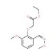 Ethyl 2-{2-methoxy-6-[(methoxyimino)methyl]-phenoxy}acetate - chemical structure image