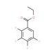 Ethyl 2,3,4,5-tetrafluorobenzoate (CAS 122894-73-9) - chemical structure image