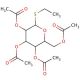 Ethyl 2,3,4,6-Tetra-O-acetyl-β-D-thioglucopyranoside (CAS 41670-79-5) - chemical structure image