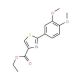 Ethyl 2-(3,4-dimethoxyphenyl)-1,3-thiazole-4-carboxylate - chemical structure image