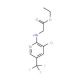 Ethyl 2-{[3-chloro-5-(trifluoromethyl)-2-pyridinyl]amino}acetate - chemical structure image