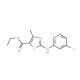 Ethyl 2-(3-Chloro-phenylamino)-4-methyl-thiazole-5-carboxylate - chemical structure image