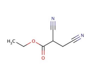 Ethyl 2,3-Dicyanopropionate (CAS 40497-11-8) - chemical structure image