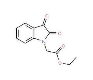 ethyl (2,3-dioxo-2,3-dihydro-1H-indol-1-yl)acetate (CAS 41042-21-1) - chemical structure image