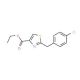 Ethyl 2-(4-chlorobenzyl)-1,3-thiazole-4-carboxylate - chemical structure image
