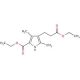 Ethyl 2,4-dimethyl-5-(ethoxycarbonyl)-3-pyrrolepropionate (CAS 54278-10-3) - chemical structure image