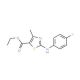 Ethyl 2-(4-Fluoro-phenylamino)-4-methyl-thiazole-5-carboxylate - chemical structure image