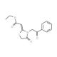 ethyl 2-[4-oxo-3-(2-oxo-2-phenylethyl)-1,3-thiazolidin-2-ylidene]acetate - chemical structure image