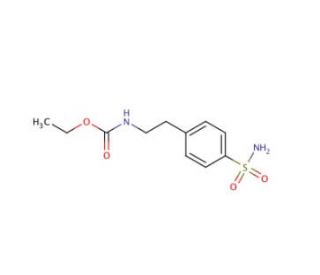 Ethyl (2-(4-sulfamoylphenyl)ethyl)carbamate - chemical structure image