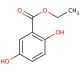 Ethyl 2,5-dihydroxybenzoate (CAS 3943-91-7) - chemical structure image