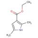 ethyl 2,5-dimethyl-1H-pyrrole-3-carboxylate (CAS 2199-52-2) - chemical structure image