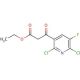 Ethyl 2,6-dichloro-5-fluoro-β-oxo-3-pyridinepropionate (CAS 96568-04-6) - chemical structure image