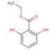 Ethyl 2,6-dihydroxybenzoate (CAS 54640-04-9) - chemical structure image