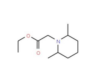 ethyl (2,6-dimethylpiperidin-1-yl)acetate - chemical structure image