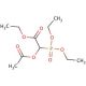 Ethyl 2-Acetoxy-2-(diethoxyphosphoryl)acetate (CAS 162246-77-7) - chemical structure image