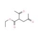 Ethyl 2-acetyl-4-oxopentanoate (CAS 41892-81-3) - chemical structure image