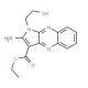ethyl 2-amino-1-(2-hydroxyethyl)-1H-pyrrolo[2,3-b]quinoxaline-3-carboxylate (CAS 30119-32-5) - chemical structure image