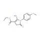 ethyl 2-amino-1-(4-methoxyphenyl)-5-oxo-4,5-dihydro-1H-pyrrole-3-carboxylate - chemical structure image