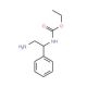ethyl 2-amino-1-phenylethylcarbamate (CAS 1000931-86-1) - chemical structure image