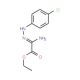 Ethyl 2-amino-2-[2-(4-chlorophenyl)hydrazono]-acetate (CAS 56462-76-1) - chemical structure image