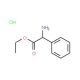 Ethyl 2-amino-2-phenylacetate hydrochloride (CAS 879-48-1) - chemical structure image