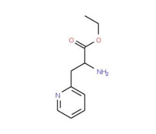Ethyl 2-amino-3-(2-pyridinyl)propionate (CAS 103394-76-9) - chemical structure image