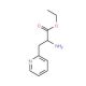 Ethyl 2-amino-3-(2-pyridinyl)propionate (CAS 103394-76-9) - chemical structure image