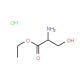 Ethyl 2-amino-3-hydroxypropanoate hydrochloride (CAS 3940-27-0) - chemical structure image