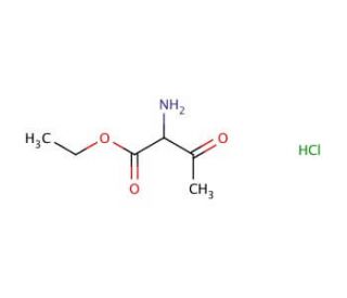 ethyl 2-amino-3-oxobutanoate hydrochloride (CAS 20207-16-3) - chemical structure image