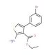 Ethyl 2-amino-4-(3-bromophenyl)thiophene-3-carboxylate (CAS 438218-48-5) - chemical structure image