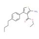 Ethyl 2-amino-4-(4-butylphenyl)thiophene-3-carboxylate - chemical structure image