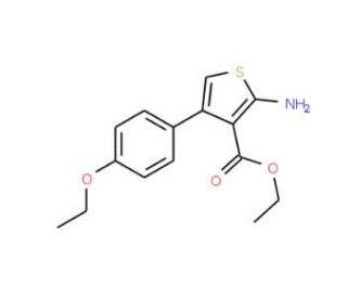 Ethyl 2-amino-4-(4-ethoxyphenyl)thiophene-3-carboxylate - chemical structure image