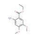 Ethyl 2-amino-4,5-dimethoxybenzoate (CAS 20323-74-4) - chemical structure image