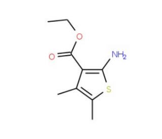 Ethyl-2-amino-4,5-dimethylthiophene-3-carboxylate (CAS 4815-24-1) - chemical structure image