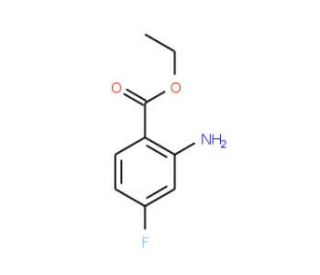 Ethyl 2-Amino-4-fluorobenzoate (CAS 117324-05-7) - chemical structure image