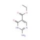 Ethyl 2-amino-4-hydroxypyrimidine-5-carboxylate (CAS 15400-53-0) - chemical structure image