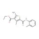 Ethyl 2-amino-4-methyl-5-{[(2-methylphenyl)amino]-carbonyl}thiophene-3-carboxylate - chemical structure image