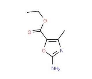 Ethyl 2-amino-4-methyloxazole-5-carboxylate (CAS 79221-15-1) - chemical structure image