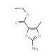 Ethyl 2-amino-4-methyloxazole-5-carboxylate (CAS 79221-15-1) - chemical structure image