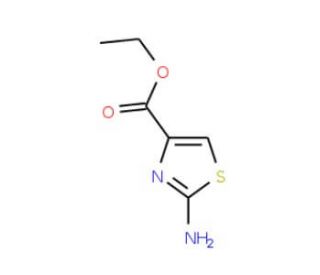 Ethyl 2-amino-4-thiazolecarboxylate (CAS 5398-36-7) - chemical structure image