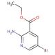 Ethyl 2-amino-5-bromonicotinate (CAS 433226-06-3) - chemical structure image