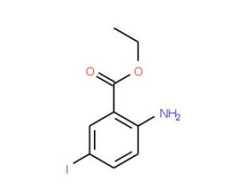 Ethyl 2-amino-5-iodobenzoate (CAS 268568-11-2) - chemical structure image