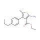 Ethyl 2-amino-5-methyl-4-(4-propylphenyl)-thiophene-3-carboxylate - chemical structure image