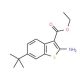 Ethyl 2-amino-6-tert-butyl-1-benzothiophene-3-carboxylate - chemical structure image