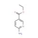 Ethyl 2-aminopyridine-5-carboxylate (CAS 39658-41-8) - chemical structure image