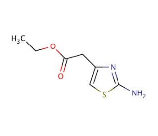 Ethyl 2-aminothiazole-4-acetate (CAS 53266-94-7) - chemical structure image
