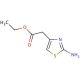 Ethyl 2-aminothiazole-4-acetate (CAS 53266-94-7) - chemical structure image