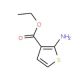 Ethyl 2-aminothiophene-3-carboxylate (CAS 31891-06-2) - chemical structure image