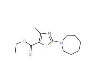 ethyl 2-azepan-1-yl-4-methyl-1,3-thiazole-5-carboxylate - chemical structure image