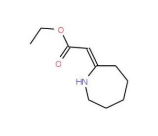 Ethyl 2-azepan-2-ylidenacetate (CAS 50621-08-4) - chemical structure image